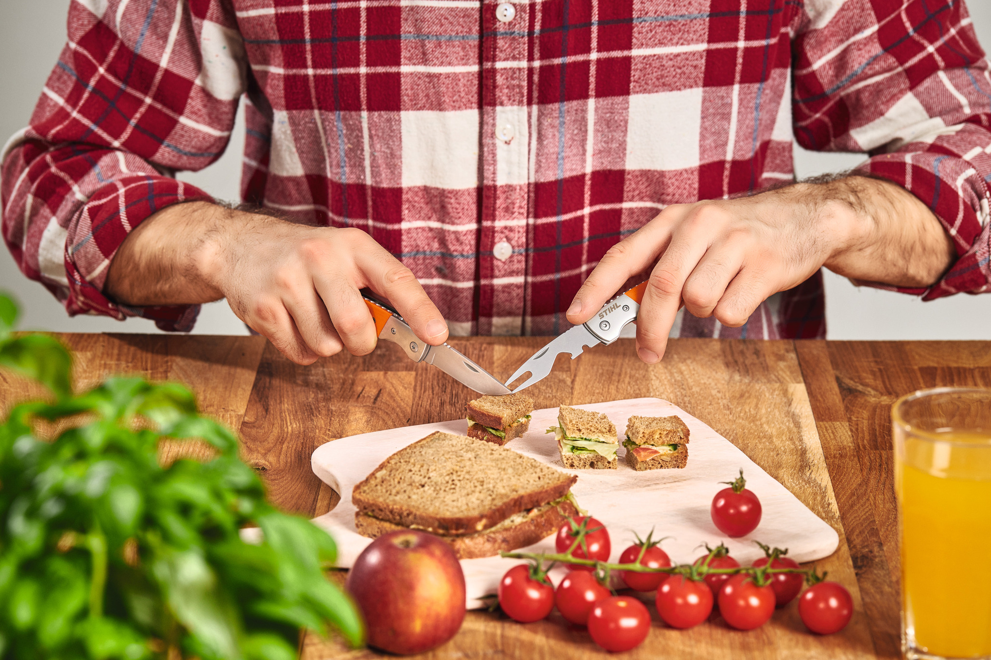 Kamping set - nož i viljuška